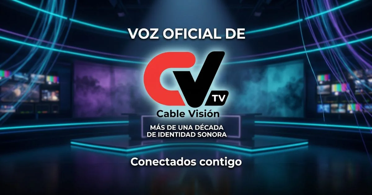 Mi trayectoria como voz oficial de Cable Visión Tv